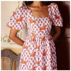 Pink City Prints | Mogul Tiger Polly Dress In Pink